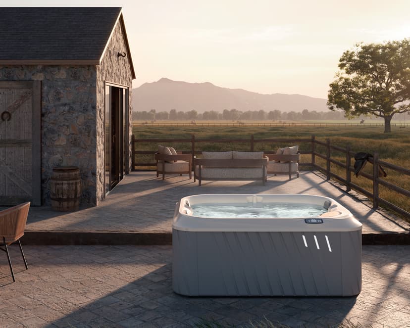jacuzzi on a deck photo
