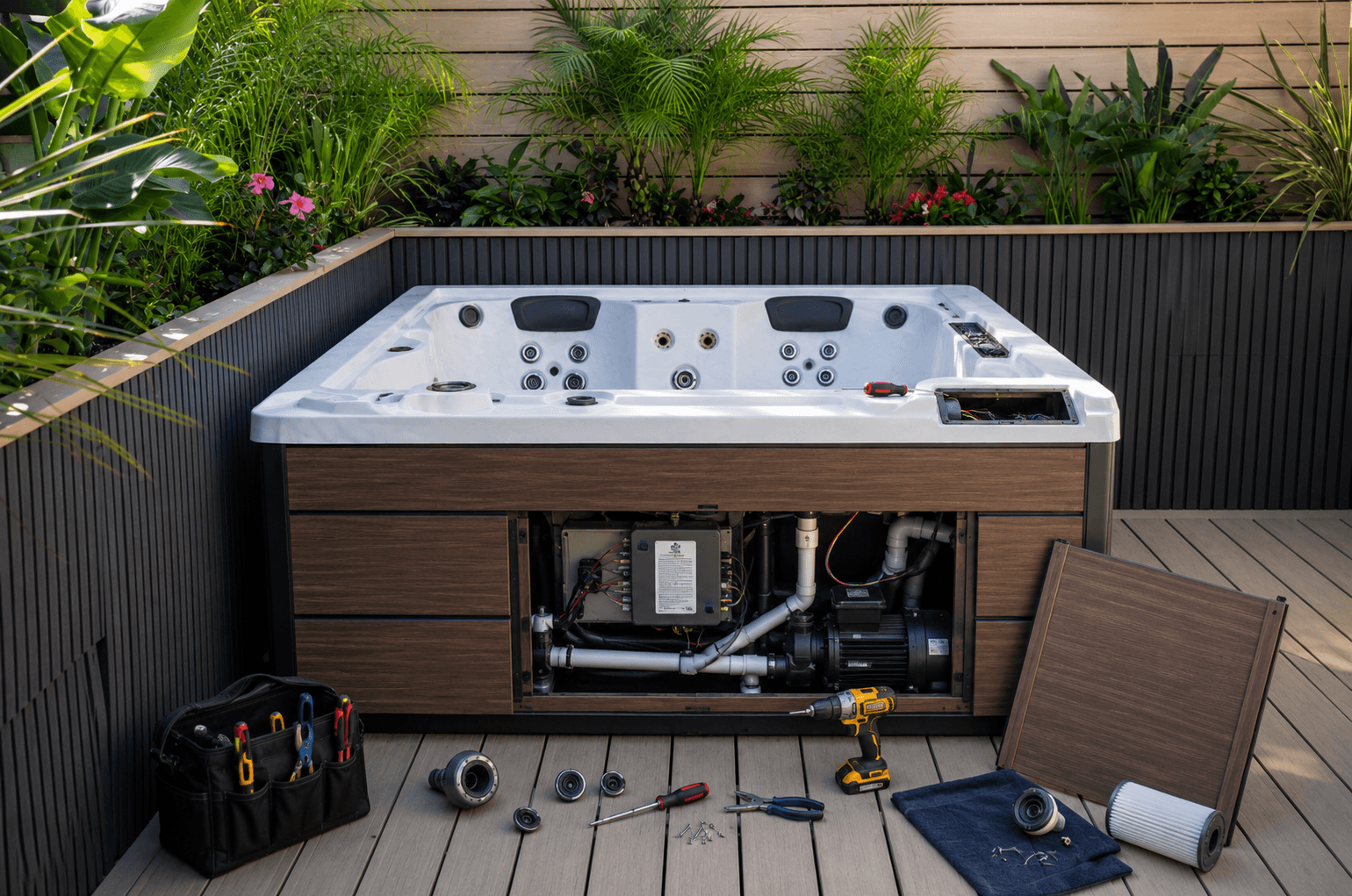 Hot tub replacement parts and installation in Metro Vancouver